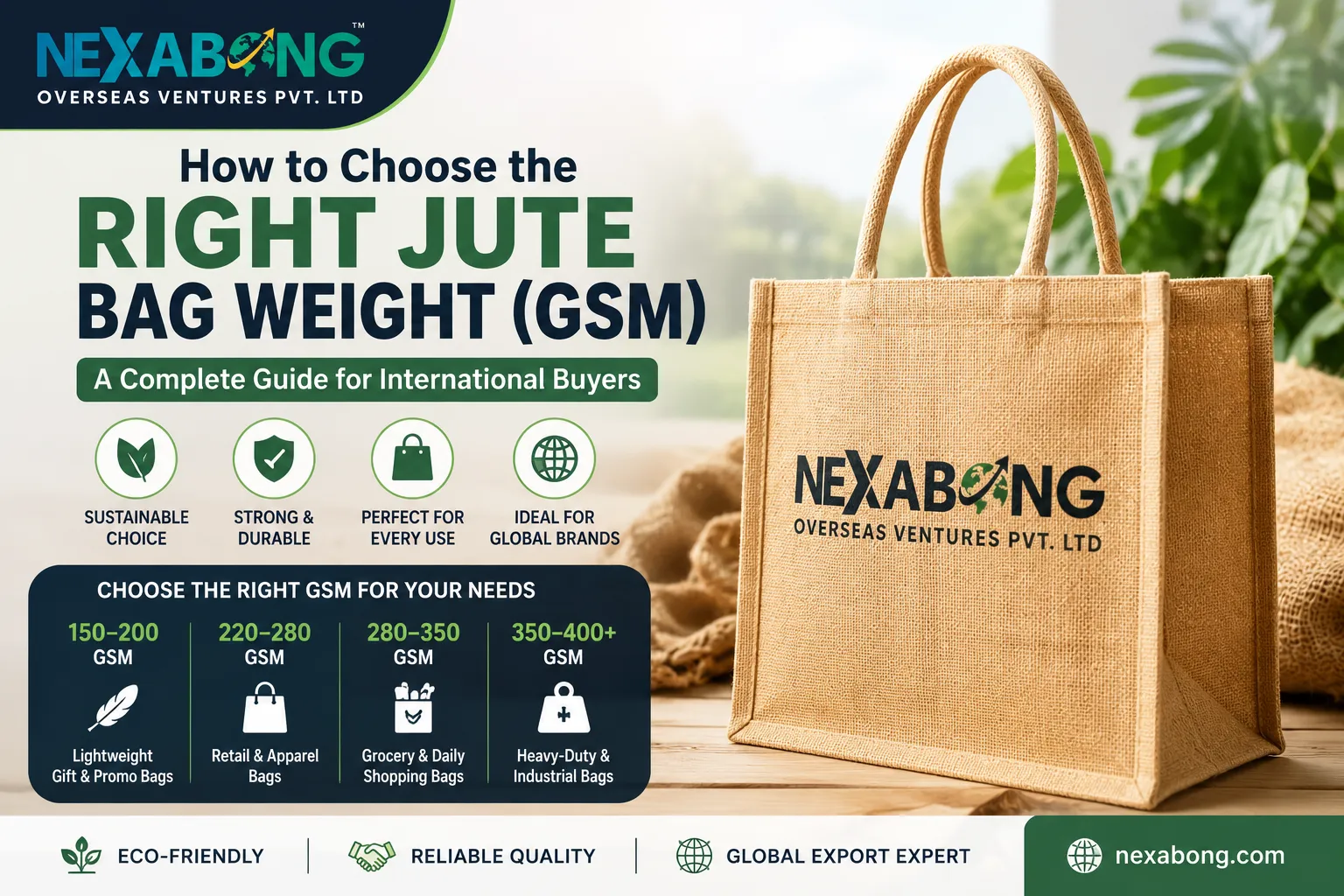 How to Choose the Right Jute Bag Weight for Your Product: A Complete Guide for International Buyers