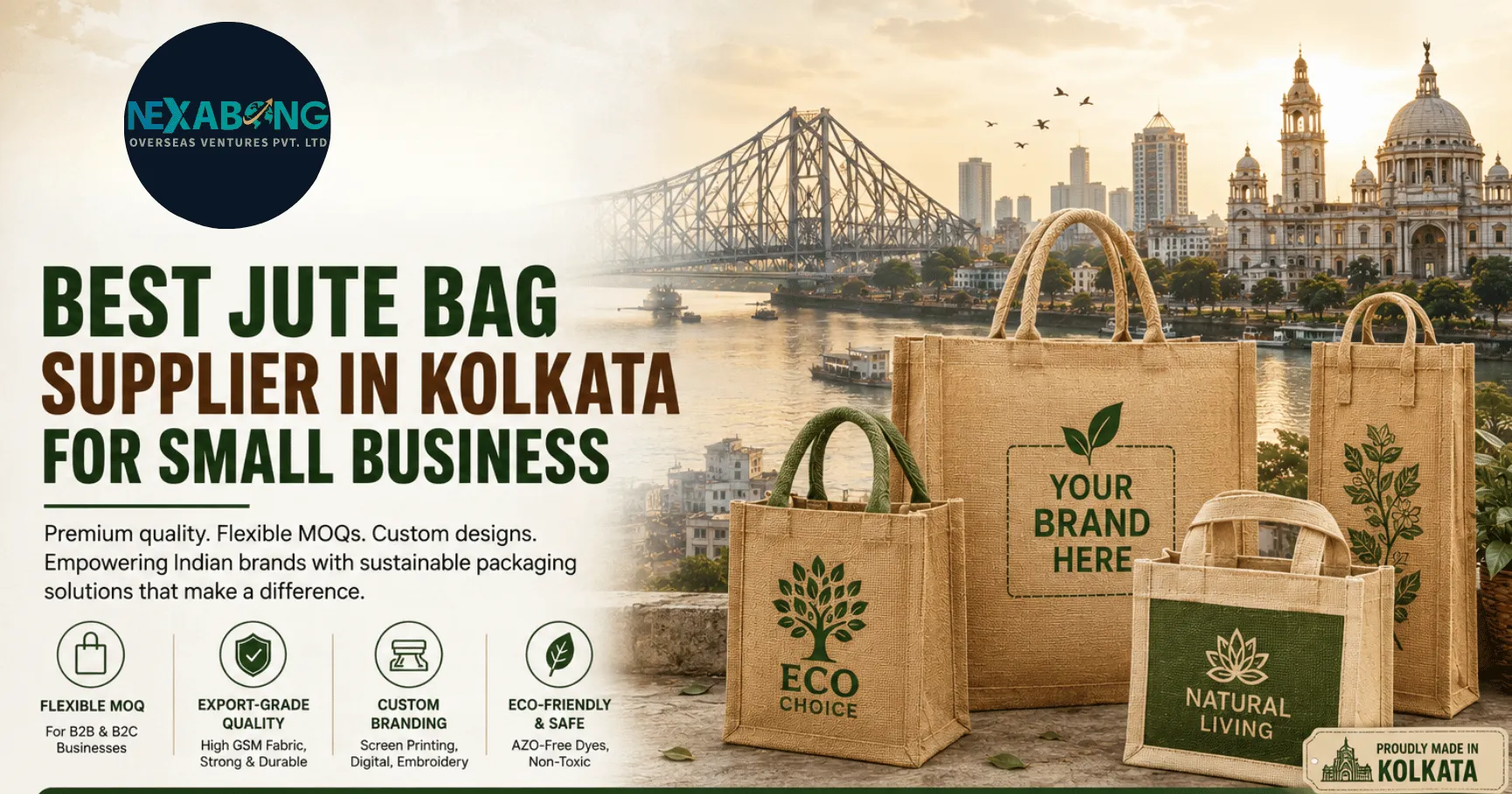 Empowering Indian Brands: How to Find the Best Jute Bag Supplier in Kolkata