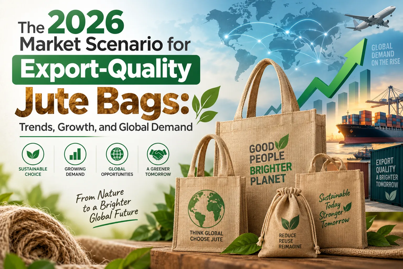 The 2026 Market Scenario for Export-Quality Jute Bags: Trends, Growth, and Global Demand