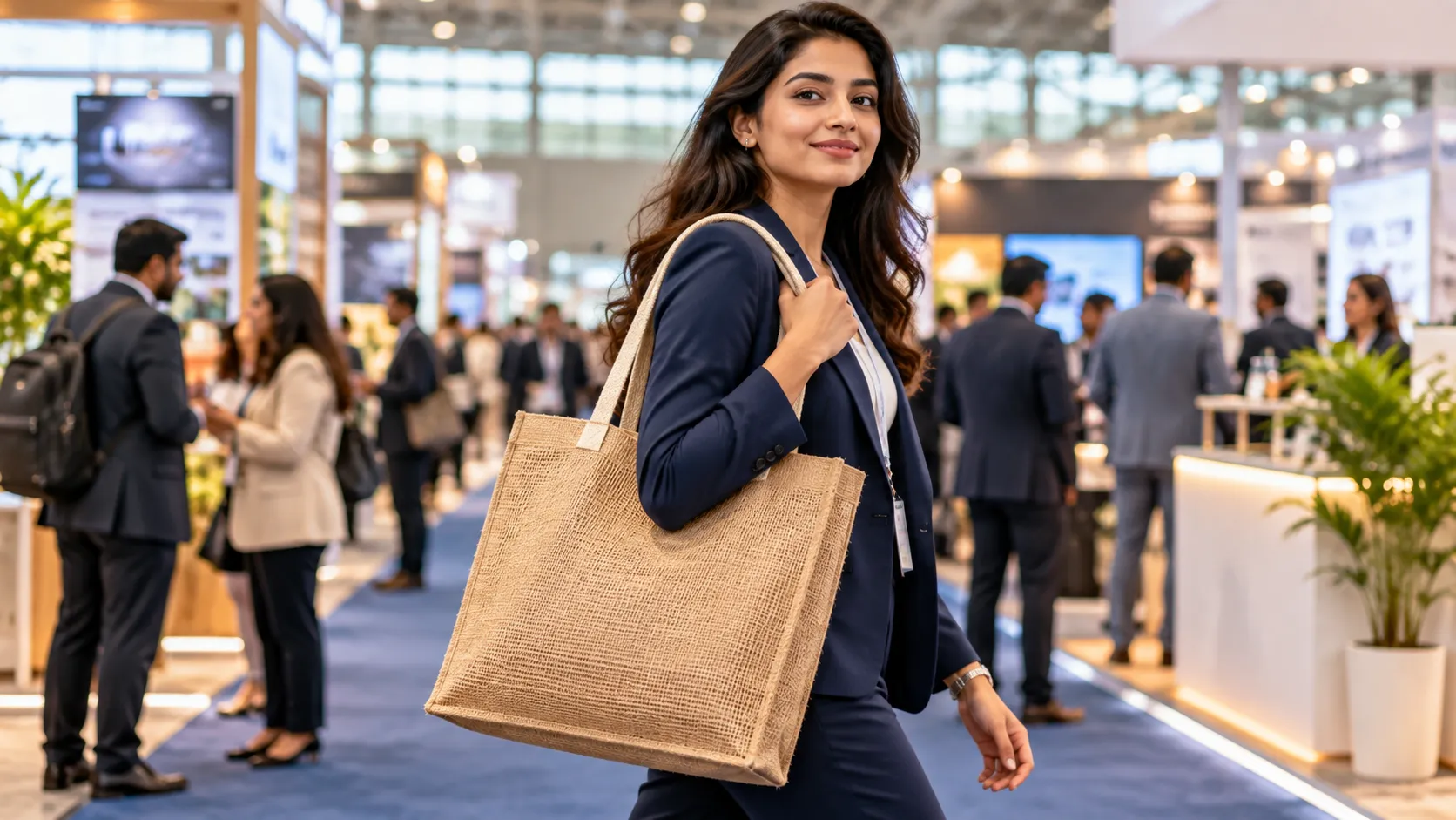 The Trade Show Revolution: Swapping Synthetic Swag for Sustainable Jute