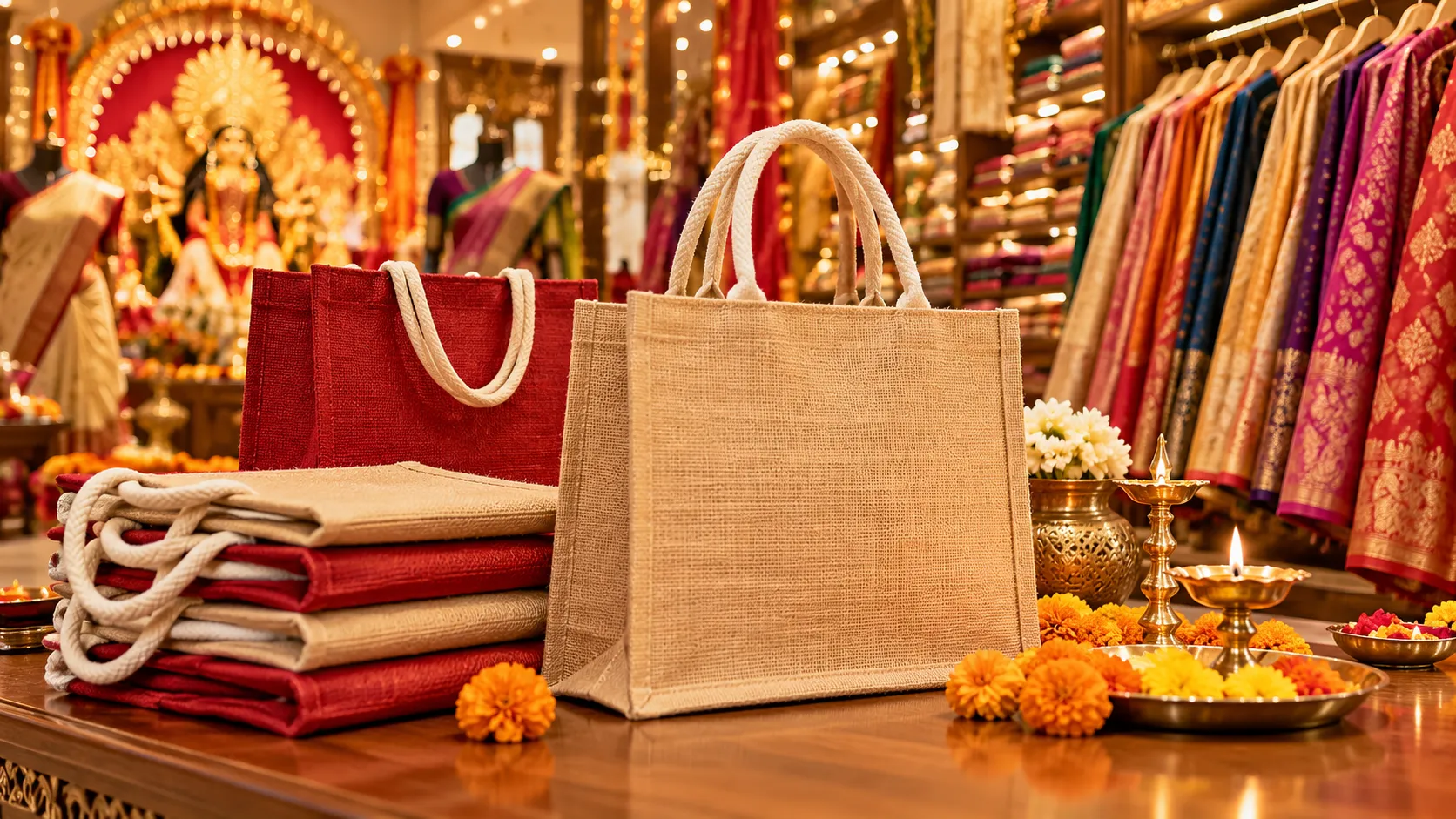 Unleash the Festive Boom: The Ultimate Durga Puja 2026 Jute Bag B2B Collection at Wholesale Rates
